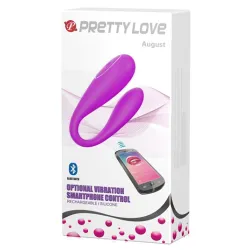 Pretty Love Stimuateur de clitoris connecté August Pretty Love 7 x 2.5 cm Violet